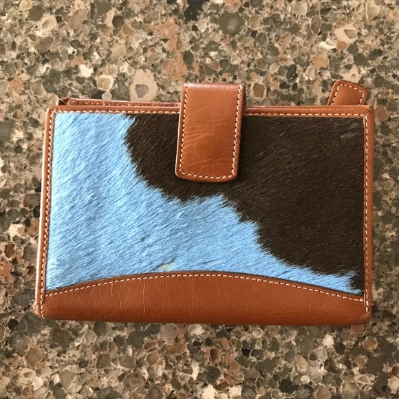 Tusk Handbags - Rare Tusk Pony Hair Leather Wallet